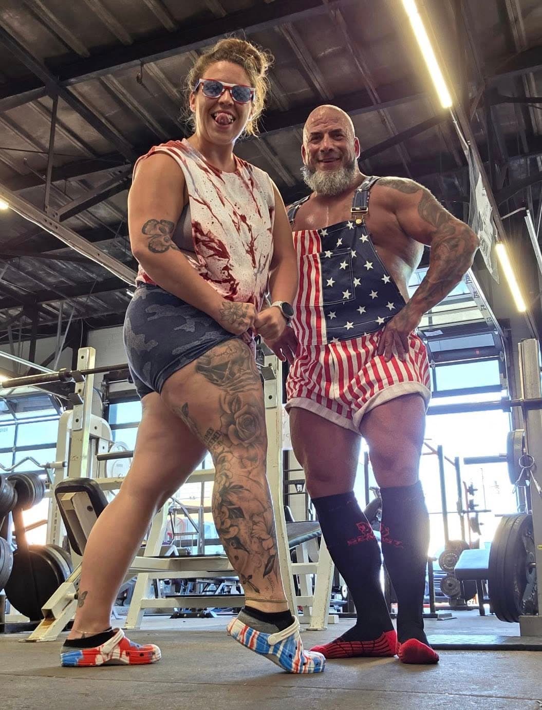 Members celebrating at the gym